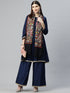Women's Aari Embroidered Wool Stole